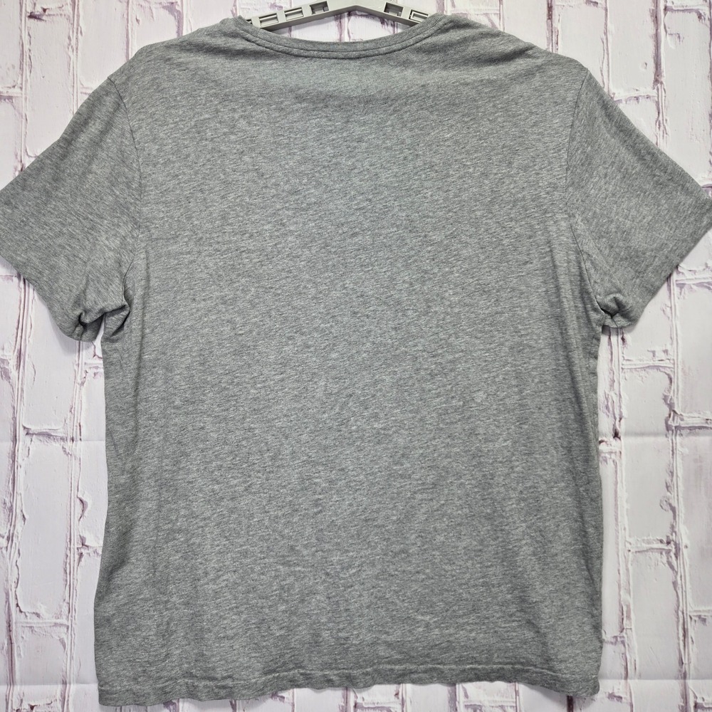 Polo Ralph Lauren T-Shirt Gray Applique Stitched Logo Graphic Tee Mens Size XXL - Picture 7 of 11